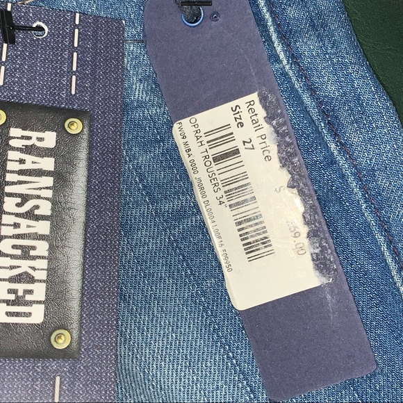 MISS SIXTY OPRAH REGULAR SLIM JEANS TROUSERS SIZE 27 mid rise NWT blue - Picture 14 of 16